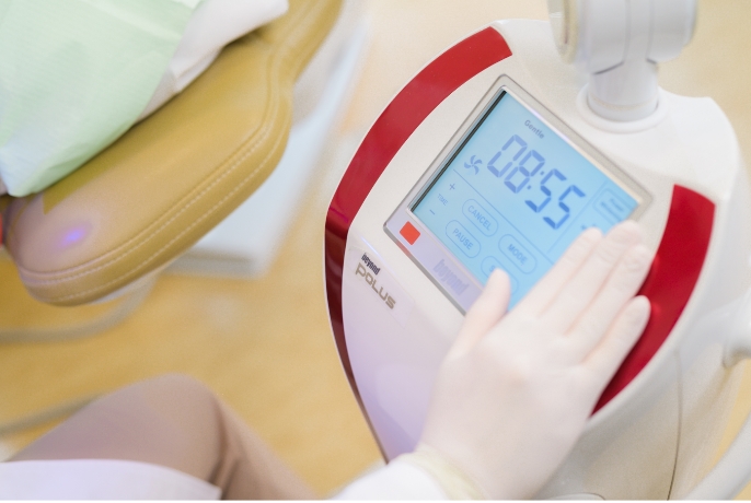 山道歯科のオフィスホワイトニング