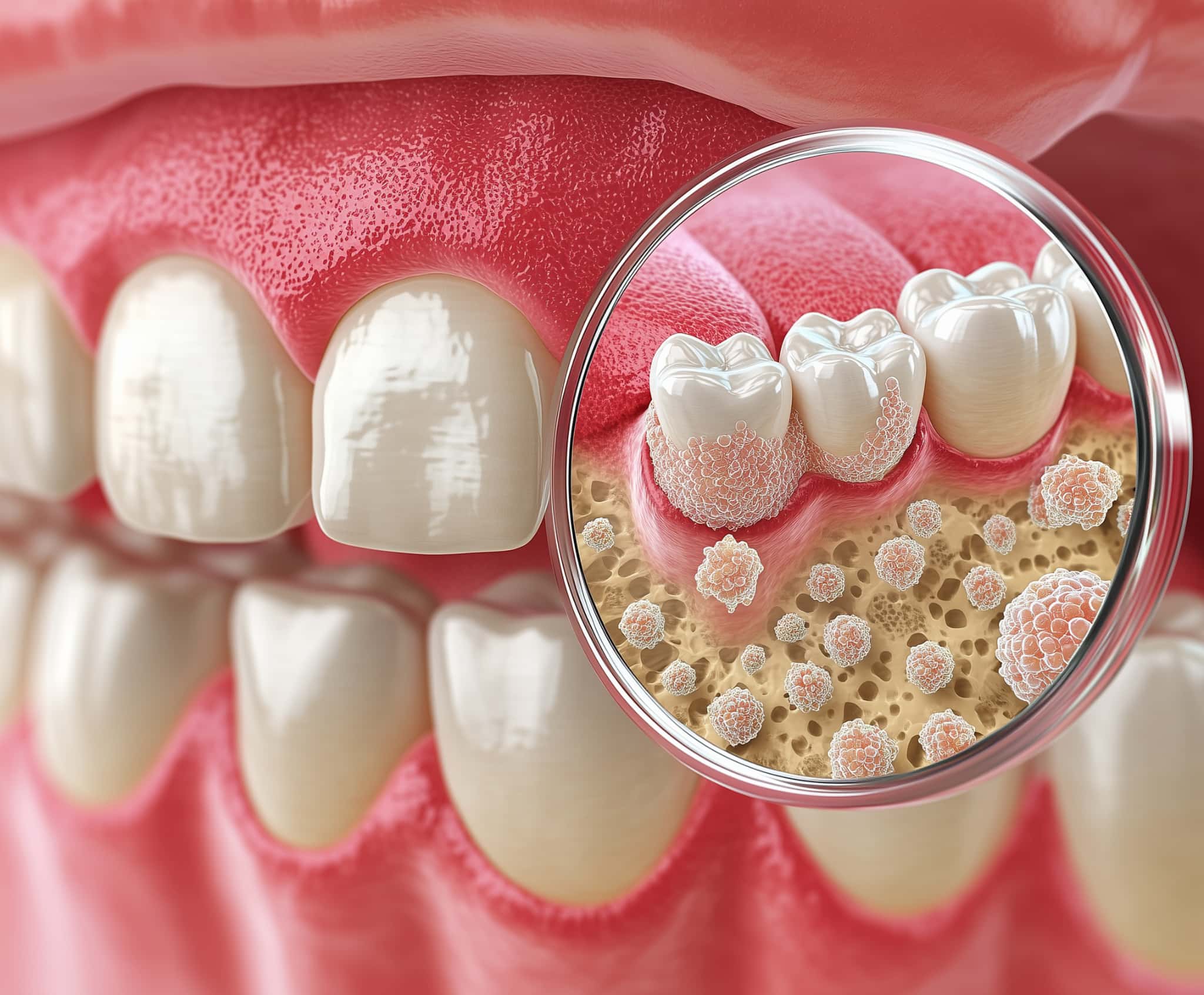 歯周病のメカニズムのイメージ